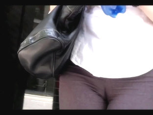 Hidden Cam Filming A M.i.l.f With Cameltoe