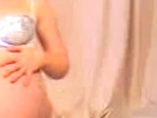 Pregnant Babe Gets Naked On Webcam