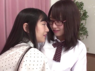 Japanese Brunettes Arent Lesbians, But They Like To Make Love With Each Other, Quite Often