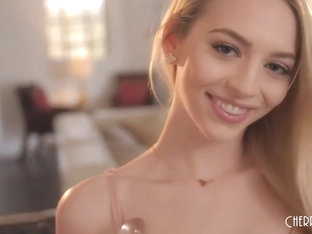 Hot Blonde Natural Teen Loves Stroking Her Tight Pussy With Glass Giant Toy Before Fucking Her Toy To Ecstasy - Lily Larimar