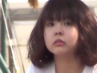 Japanese College Girl Gets Caught Masturbating In Public