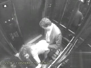 Public Doggystyle Fucking On Elevator Security Camera