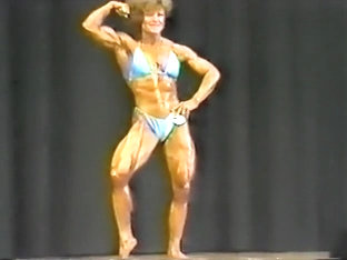 Vintage Female Muscle Poser Late 80s