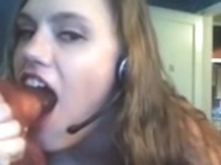 Chubby Deepthroat On Webcam