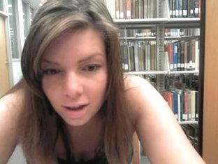 Mad Hotty Gets In Nature's Garb In Public Library