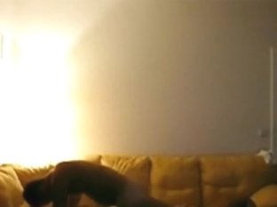 Black Girl Has Oral And Reverse Cowgirl Sex With Her BF On The Sofa