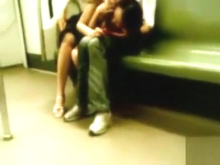 Charming Asian Girls Hook Up In The Train