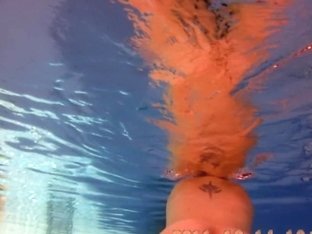 Amateur Beauty Is Swimming Nude On Under Water Spy Cam 3