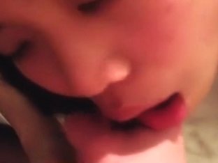 Asian Girl Sucks My Dick And I Rub My Precum All Over Her Face