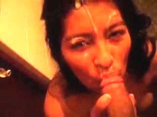 My Latina Wife Gets Facial From Me