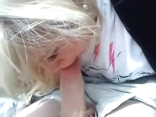 I Am Giving A Cock-suction In My Amateur Blonde Porn