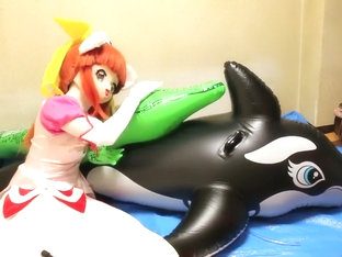 Orca Pooltoy Inflatable Bondage