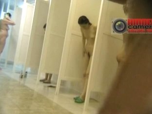 Pretty Young Chicks In The Voyeur Shower Clip