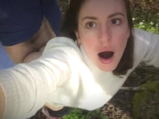 Stranger Fucks Me Hard In The Forest And I Film It