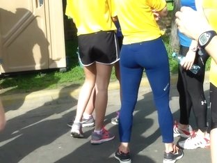 Candid Video Of Well Toned Sports Girls With Asses In Shorts