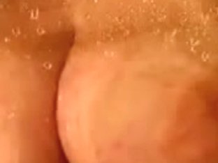 Large Boobs Older Showering And Drying Off