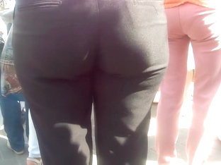 Nice Ass MILF In Black Pants
