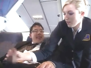 Hand Job Stewardess 01