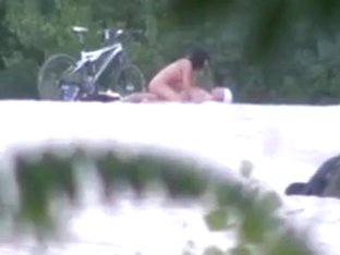 Voyeur Tapes 2 Nudist Couples Having Sex At The Beach