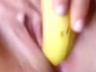 Saw The Banana Decided To Have Some Cums For Camera , Hope U Like
