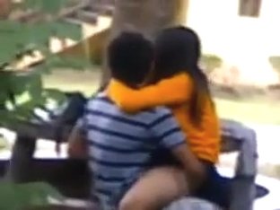 Indian Couple Public Sex On Bench
