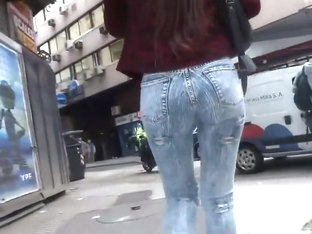 Nice Ass In Torn Jeans