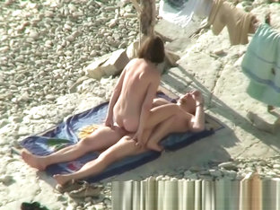 Couple Share Hot Moments On Nude Beach