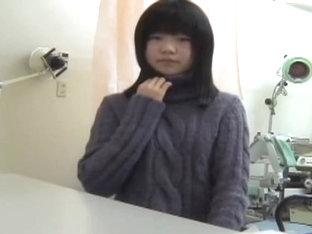 Young Japanese Girl Reaches An Orgasm At Her Gyno.s Office