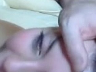 Jerking A Load Into Her Face Aperture