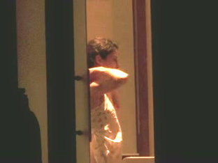 Skinny Girl Caught Naked Through Window