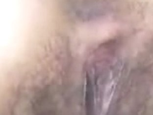 Slut's Hairy Amateur Pussy Looking So Desired And Delicious