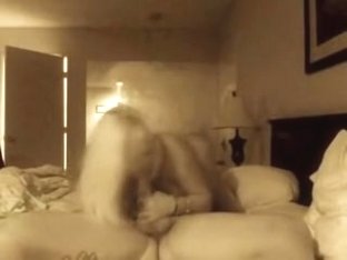 Golden-haired Hotel Blow Job