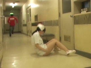 White Panty Of Cute Nurse Is Seen On Japanese Sharking Video