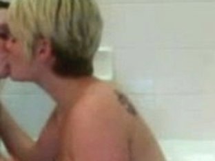 Two Lesbians Having A Bath