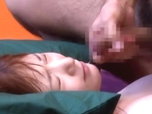 Cute Japanese Slut Gets Loads On Her Face