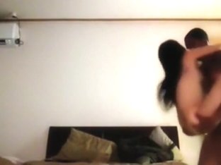 Asian Girl Makes A Sextape With Her  Black BF