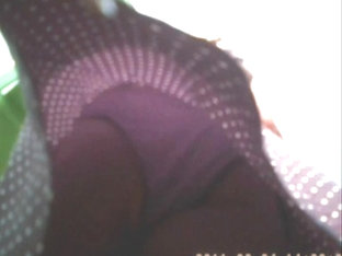 51.upskirt2011 -  Dotted Dress And Tight Panties