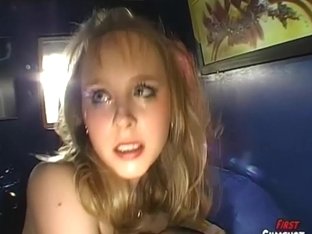 Young Steffi Can't Wait To Be Used As A Cum-bucket In This Bukkake Orgy