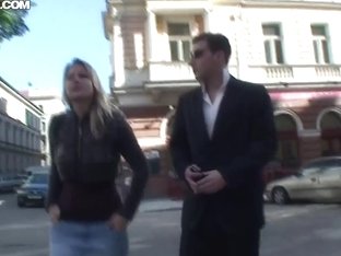 Hot Janet Taking A Walk Over Town With Her Handsome Boyfriend