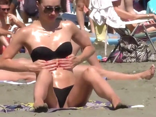 Incredible Beach Girl In A Sexy Bikini