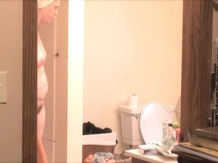 Fat Mature Amateur Taking The Shower On Hidden Cam