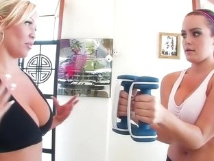 Hottest Pornstar Natasha Nice In Crazy Lesbian, Brunette Sex Clip