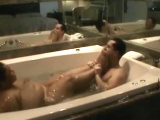 Fat Black Girl Rides Her White BF In The Jacuzzi, Gets Eaten Out And Sucks Cock.