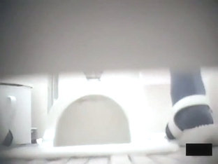 Exciting Toilet Spy Cam Shots Of Amateur Bushy Slits