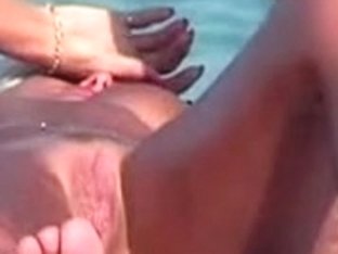 Exposed And Lascivious On The Beach Movie Scene Of Sexy Hotties Filmed On Voyeur Camera