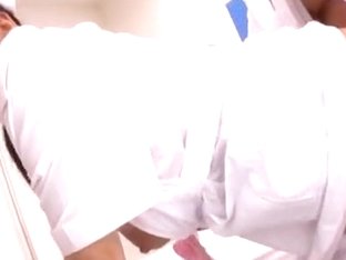 Ai Hoshimiya Asian Nurse Has Huge Hooters