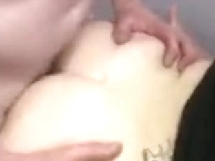 Brunette Is Fucked And Covered By Jizz Shots By 2 Cocks
