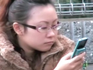 Japanese Babe Caught On Cam During A Kinky Street Sharking