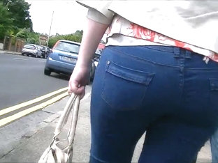 Candid Big Booty Jeans