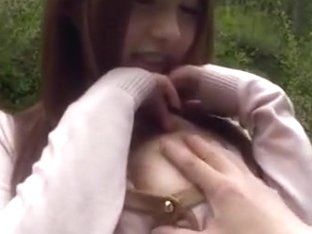 Kokomi Naruse Hot Outdoor Blowjob With Cum In Her Mouth